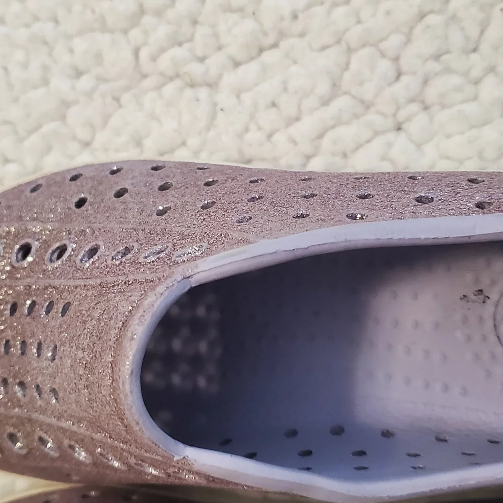 Native Shimmering Purple Slip-On Shoes